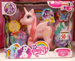 Size: 500x403 | Tagged: safe, derpibooru import, applejack, rainbow dash, rarity, spike, twilight sparkle, alicorn, pony, bootleg, funny style giftset, set funny pony, toy