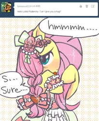 Size: 479x583 | Tagged: derpibooru import, fluttershy, lolitashy, safe, tumblr