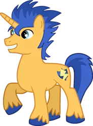 Size: 735x999 | Tagged: artist needed, source needed, safe, derpibooru import, flash sentry, ponified, pony, unicorn, equestria girls, brad, equestria girls ponified, race swap, simple background, solo, transparent background, unshorn fetlocks, vector