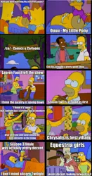 Size: 632x1202 | Tagged: safe, derpibooru import, equestria girls, comic, equestria girls drama, the simpsons