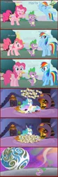 Size: 1024x3072 | Tagged: artist:rrjaym, bad end, comic, crying, derpibooru import, noodle incident, pinkie pie, princess celestia, rainbow dash, safe, spike, spikeabuse, to the moon