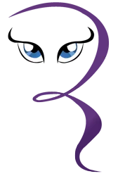 Size: 758x1127 | Tagged: artist:purplefairy456, derpibooru import, logo, rarity, rarity logo, safe, simple background, suited for success, transparent background, vector