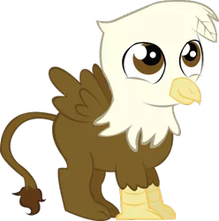 Size: 419x423 | Tagged: safe, artist:schwarzekatze4, derpibooru import, oc, oc:ganache, unofficial characters only, gryphon, chick, harmony-verse, image, png, simple background, solo, transparent background, vector