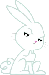 Size: 3988x6000 | Tagged: absurd resolution, angel bunny, artist:masem, derpibooru import, idw, idw showified, safe, simple background, solo, thumbs up, transparent background, vector