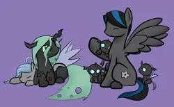 Size: 1010x621 | Tagged: artist:duskydreams, derpibooru import, oc, oc:dusky dreams, queen chrysalis, safe