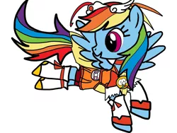 Size: 1024x768 | Tagged: artist:omegaridersangou, cure sunny, derpibooru import, precure, pretty cure, rainbow dash, safe, smile precure, solo