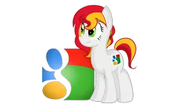 Size: 2700x1650 | Tagged: artist:mellonshow, google, ponified, safe, solo