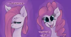 Size: 1353x709 | Tagged: artist:insanitylittlered, derpibooru import, pinkamena diane pie, pinkie pie, safe