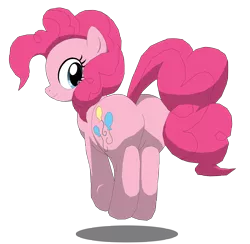 Size: 5000x4888 | Tagged: safe, artist:xniclord789x, derpibooru import, pinkie pie, absurd resolution, balloonbutt, cute, daaaaaaaaaaaw, diapinkes, image, plot, png, simple background, solo, transparent background