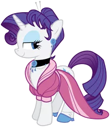 Size: 5205x6000 | Tagged: absurd resolution, alternate hairstyle, artist:andypriceart, artist:masem, choker, clothes, comic, derpibooru import, dress, earring, idw, idw showified, rarity, safe, simple background, solo, spoiler:comicm03, transparent background, vector
