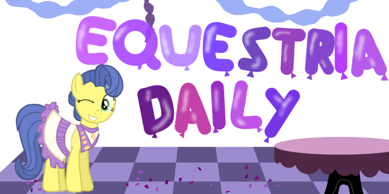 Size: 1000x500 | Tagged: artist:punksweet, balloon, banner, confetti, derpibooru import, equestria daily, masquerade, safe