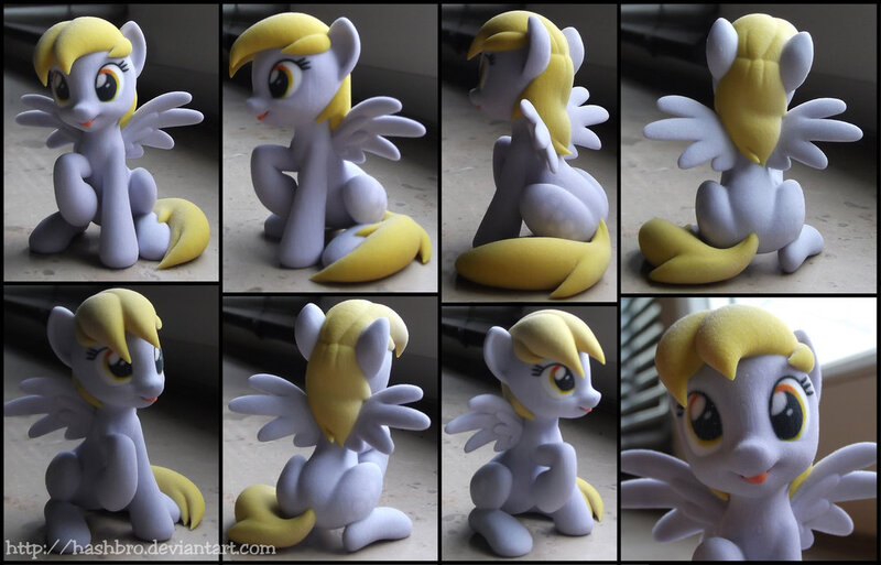 Size: 1116x715 | Tagged: safe, artist:hashbro, derpibooru import, derpy hooves, pegasus, pony, 3d, 3d print, awesome, custom, cute, derpabetes, female, figure, happy, mare, model, photo, shapeways, shut up and take my money