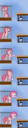 Size: 800x3600 | Tagged: artist:caumen, comic, cupcake, pinkie pie, playpen, safe