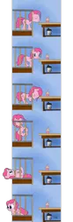 Size: 1200x3600 | Tagged: artist:caumen, comic, cupcake, pinkie pie, playpen, safe