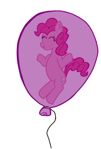 Size: 687x1014 | Tagged: artist needed, balloon, derpibooru import, pinkie pie, pinkie pie trapped in a balloon, safe, solo, then watch her balloons lift her up to the sky