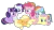 Size: 1035x585 | Tagged: safe, artist:dm29, derpibooru import, applejack, fluttershy, pinkie pie, rainbow dash, rarity, twilight sparkle, unicorn, female, filly, filly applejack, filly fluttershy, filly pinkie pie, filly rainbow dash, filly rarity, filly twilight sparkle, image, mane six, png, simple background, sleeping, toy story, transparent background, unicorn twilight, younger