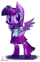 Size: 2136x3280 | Tagged: safe, artist:jggjqm522, derpibooru import, twilight sparkle, pony, equestria girls, bipedal, clothes, equestria girls outfit, solo