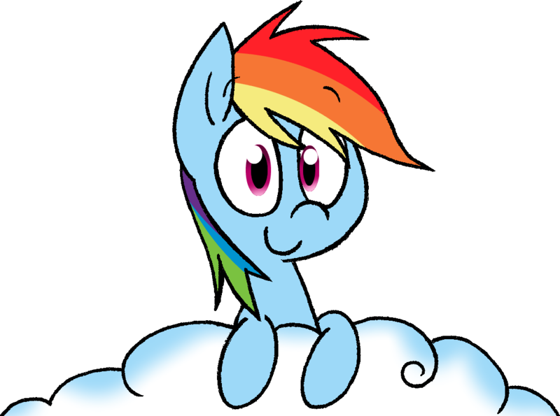 Size: 1151x856 | Tagged: artist:strangiesleepy, cloud, derpibooru import, rainbow dash, safe, solo