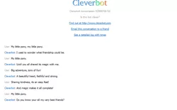 Size: 1500x930 | Tagged: cleverbot, derpibooru import, meme, safe, text, theme song