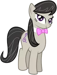 Size: 4615x6000 | Tagged: safe, artist:andypriceart, artist:masem, derpibooru import, octavia melody, earth pony, pony, absurd resolution, bedroom eyes, bowtie, cutie mark, female, hooves, mare, simple background, smiling, solo, transparent background, vector