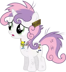 Size: 1024x1121 | Tagged: artist needed, safe, derpibooru import, sweetie belle, chris chan, image, png, simple background, solo, sonic the hedgehog, sonic the hedgehog (series), sonichu, transparent background, vector, wat, why