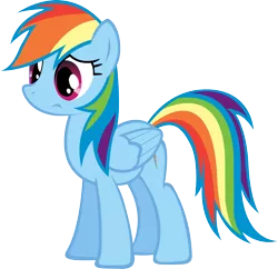 Size: 4010x3881 | Tagged: artist:rainbowcrab, derpibooru import, rainbow dash, sad, safe, simple background, solo, transparent background, vector