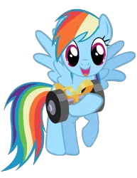 Size: 1221x1579 | Tagged: artist:masterrottweiler, derpibooru import, rainbow dash, safe, secret of my excess, simple background, solo, transparent background, vector, weight