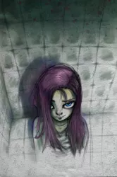 Size: 2250x3390 | Tagged: artist:raven0513, artist:strangeraven, asylum, derpibooru import, humanized, pinkamena diane pie, pinkie pie, semi-grimdark