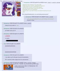 Size: 795x948 | Tagged: 4chan, derpibooru import, edit, edited screencap, friendzone, glasses, greentext, iron will, /mlp/, >rape, rarity, safe, screencap, text, tulpa, vulgar