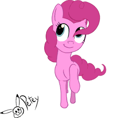 Size: 379x363 | Tagged: animated, artist:pikapetey, derpibooru import, frame by frame, pinkie pie, safe, solo, swag, swagging, toon boom, walk cycle