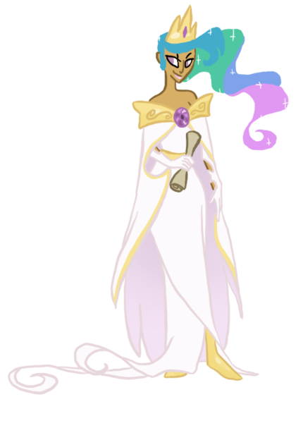 Size: 515x719 | Tagged: artist:egophiliac, breasts, delicious flat chest, derpibooru import, flatchestia, humanized, princess celestia, safe, skinny, solo