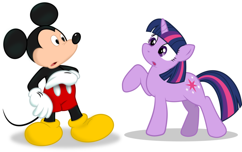 Size: 9551x6000 | Tagged: absurd resolution, artist:cooltomorrowkid, crossover, derpibooru import, disney, mickey mouse, safe, twilight sparkle