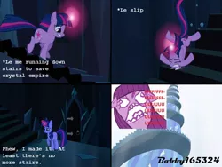 Size: 960x720 | Tagged: artist:bobby165324, comic, derpibooru import, edit, edited screencap, le, meme, rage comic, rage face, rage guy, safe, screencap, screencap comic, text, the crystal empire, twilight sparkle