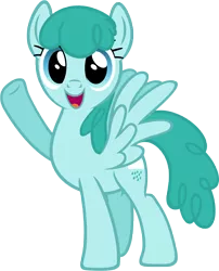 Size: 6000x7420 | Tagged: safe, artist:moongazeponies, derpibooru import, spring melody, sprinkle medley, pegasus, pony, absurd resolution, female, happy, mare, simple background, smiling, solo, spread wings, standing, transparent background, vector, waving, wings