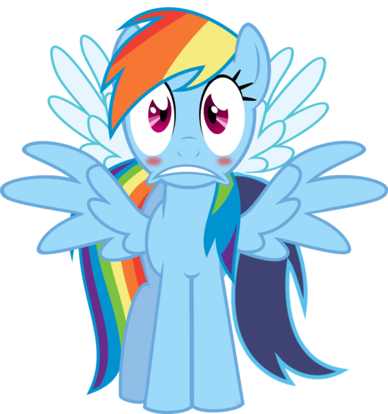 Size: 1024x1094 | Tagged: suggestive, artist:gizemyorganci, derpibooru import, rainbow dash, soarin', pegasus, pony, blushing, female, male, mare, shipping, simple background, soarindash, straight, transparent background, vector, wingboner