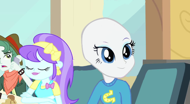 Size: 640x351 | Tagged: safe, derpibooru import, edit, edited screencap, screencap, rarity, equestria girls, equestria girls (movie), astartes pattern baldness, ayy lmao, bald, wat