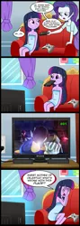 Size: 713x2000 | Tagged: safe, artist:madmax, derpibooru import, edit, rarity, twilight sparkle, equestria girls, comic, crossover, exploitable meme, image, kissing, knuckles the echidna, mouth hold, png, princess elise, remote, silver the hedgehog, sonic 06, sonic the hedgehog, sonic the hedgehog (series), tv meme, what's wrong with this place, xbox 360 controllers, xenophilia
