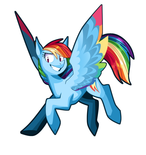 Size: 1199x1272 | Tagged: safe, artist:frogbians, derpibooru import, rainbow dash, pegasus, pony, colored wings, colored wingtips, female, mare, multicolored wings, rainbow wings, simple background, solo, transparent background