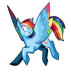 Size: 1199x1272 | Tagged: safe, artist:frogbians, derpibooru import, rainbow dash, pegasus, pony, colored wings, colored wingtips, female, mare, multicolored wings, rainbow wings, simple background, solo, transparent background