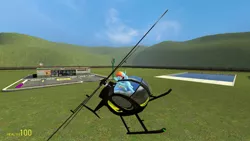 Size: 1366x768 | Tagged: 3d, awesome, derpibooru import, gmod, helicopter, rainbow dash, safe