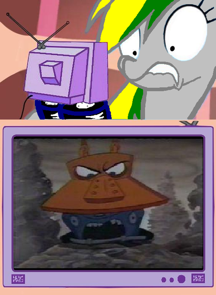 Size: 563x770 | Tagged: brave little toaster, derpibooru import, exploitable meme, meme, obligatory pony, oc, oc:wheely bopper, original species, safe, tv meme, unofficial characters only, wheelpone, worthless