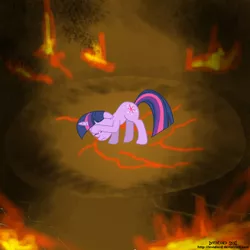 Size: 1000x1000 | Tagged: artist:invidlord, derpibooru import, grimdark, magic overload, twilight sparkle