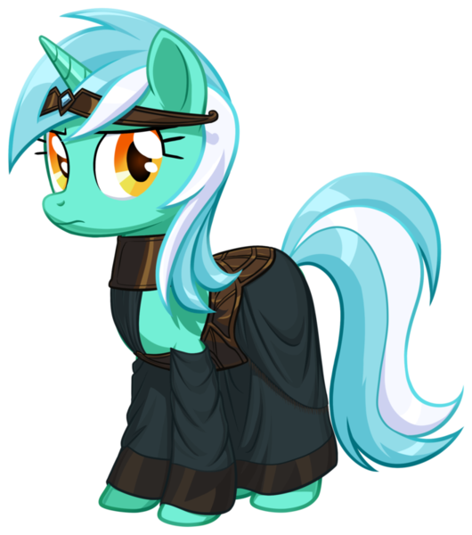 Size: 706x800 | Tagged: safe, artist:endlessnostalgia, derpibooru import, lyra heartstrings, pony, unicorn, fanfic, battlemage, clothes, crossover, dragon age, fanfic art, looking at you, pony age, robe, robes, simple background, solo, standing, transparent background, vector