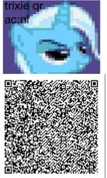 Size: 241x400 | Tagged: 3ds, animal crossing, custom, derpibooru import, design, qr code, safe, trixie