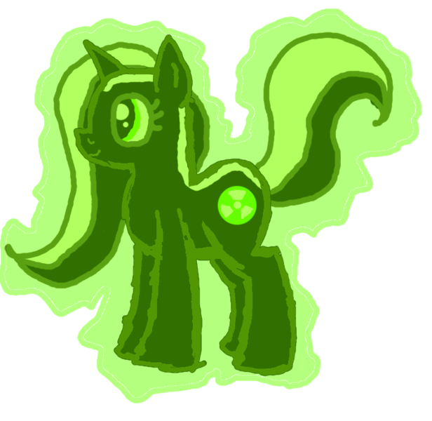 Size: 715x696 | Tagged: artist:radioactiveskunk, derpibooru import, oc, original species, safe, scrunchy face, skunk, skunk pony, solo, unofficial characters only