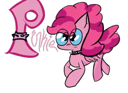 Size: 1146x833 | Tagged: alternate hairstyle, artist:olympic tea bagger, collar, derpibooru import, pet, pinkie pie, pony pet, sadism, safe, solo