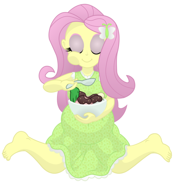 Size: 9000x9600 | Tagged: dead source, safe, artist:xniclord789x, derpibooru import, fluttershy, equestria girls, absurd resolution, barefoot, belly, big belly, eating, eyes closed, feet, ice cream, pickle, preggoshy, pregnant, simple background, solo, spoon, transparent background