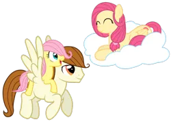 Size: 1600x1140 | Tagged: artist:jennieoo, derpibooru import, family, filly, fluttershy, parent, safe