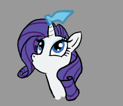 Size: 499x429 | Tagged: safe, artist:moronsonofboron, derpibooru import, rarity, pony, animated, floppy ears, shoes, silly, silly pony, solo