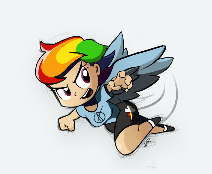 Size: 800x658 | Tagged: artist:adamrbi, dead source, derpibooru import, humanized, rainbow dash, safe, solo